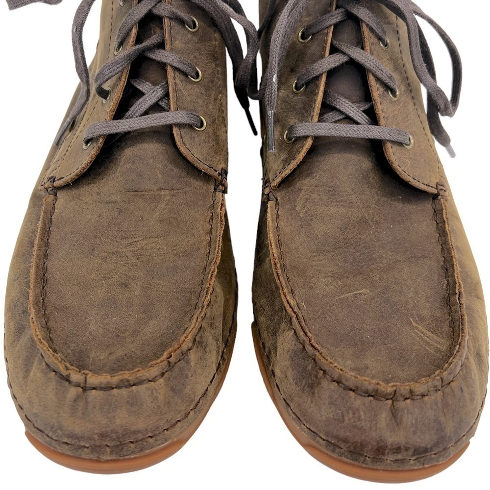 Ariat Holbrook Men’s Brown Leather Laced Up Chukka Boots - Picture 10 of 16